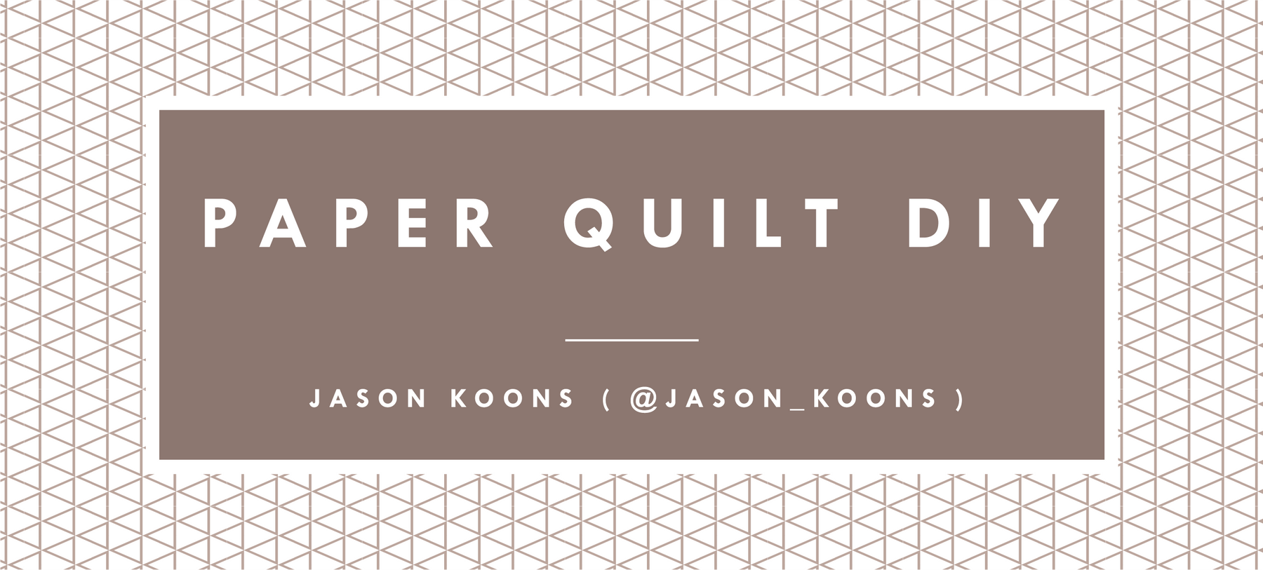 How to Make a Paper Quilt