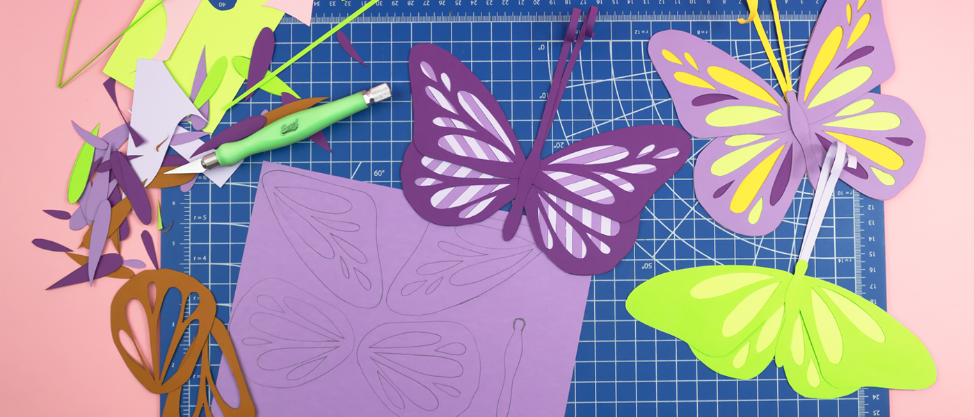 Spring Decorations: How to Make Paper Butterflies Spring Decorations –  Excel Blades