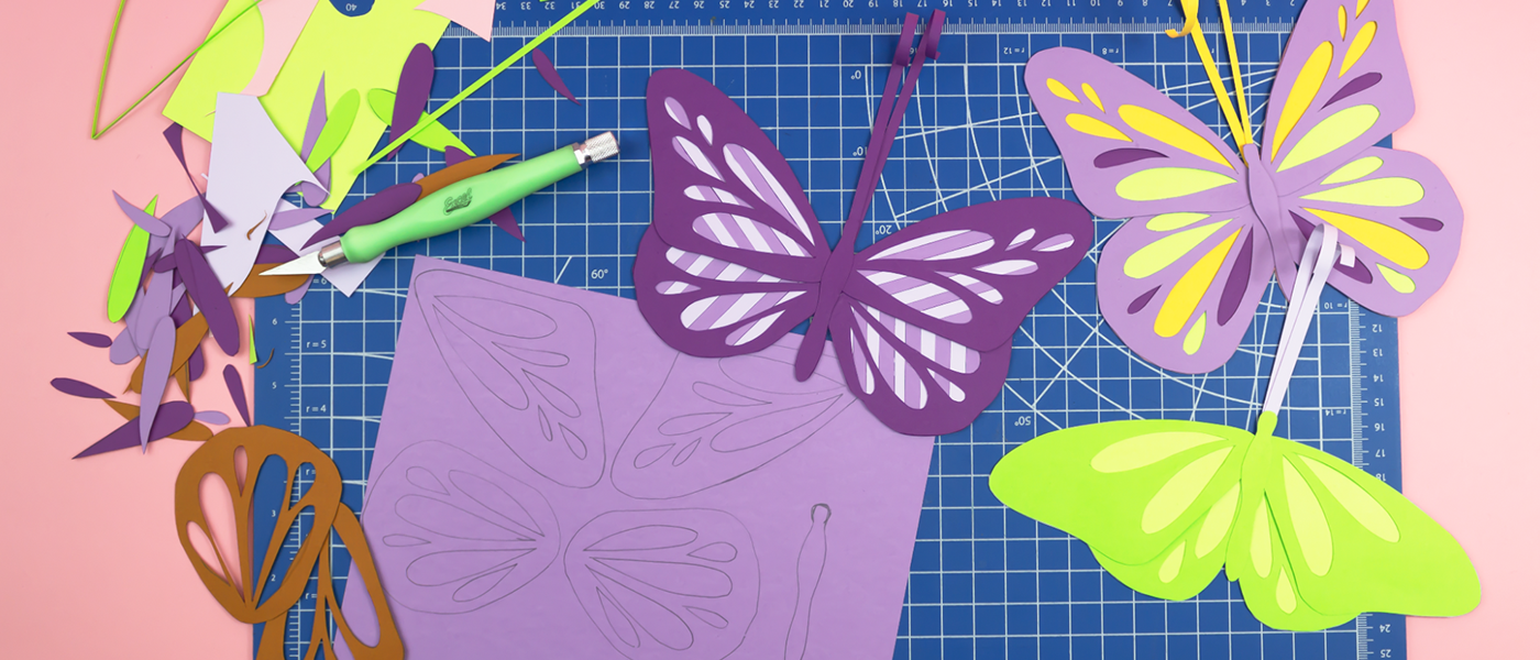 Paper Butterflies for Spring Decorations