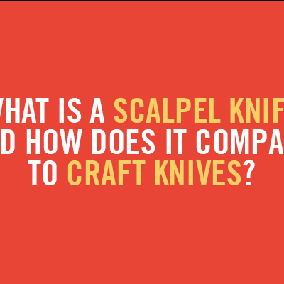 What is the Difference Between A Craft Knife and A Scalpel?