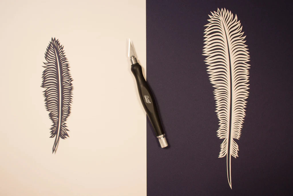 PAPERCUT FEATHER - Jason Koons ( @jason_koons )