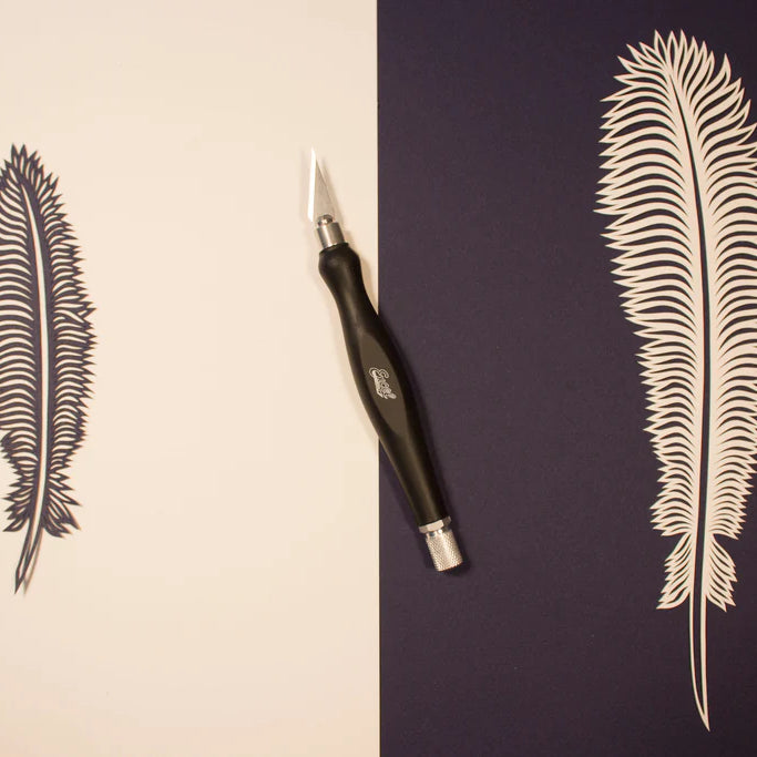 PAPERCUT FEATHER - Jason Koons ( @jason_koons )