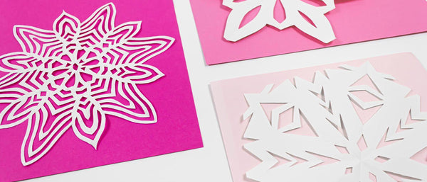 How to Fold Paper to Make a Snowflake