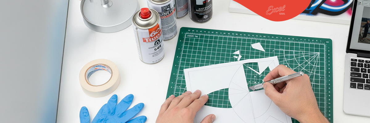 How to Cut Stencils by Hand for Spray Painting
