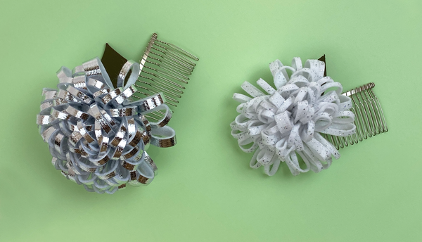 How To Make A Flower Hair Comb - Excel Blades