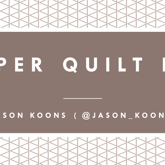 Paper Quilt DIY - Jason Koons @jason_koons