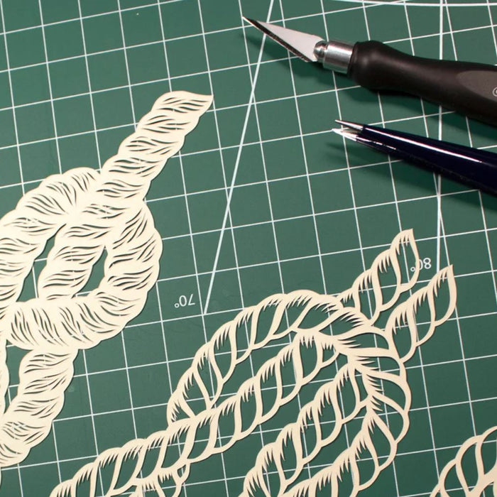 Nautical Knots Paper Cut Tutorial - Jason Koons ( @jason_koons )