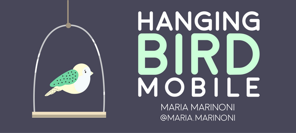 Hanging Bird Mobile - Maria Marinoni @maria.marinoni