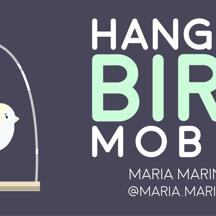 Hanging Bird Mobile - Maria Marinoni @maria.marinoni