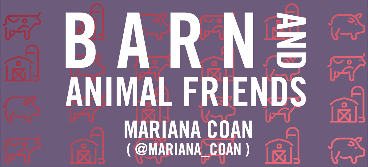 Barn and Animal Friends by Mariana Coan @mariana_coan