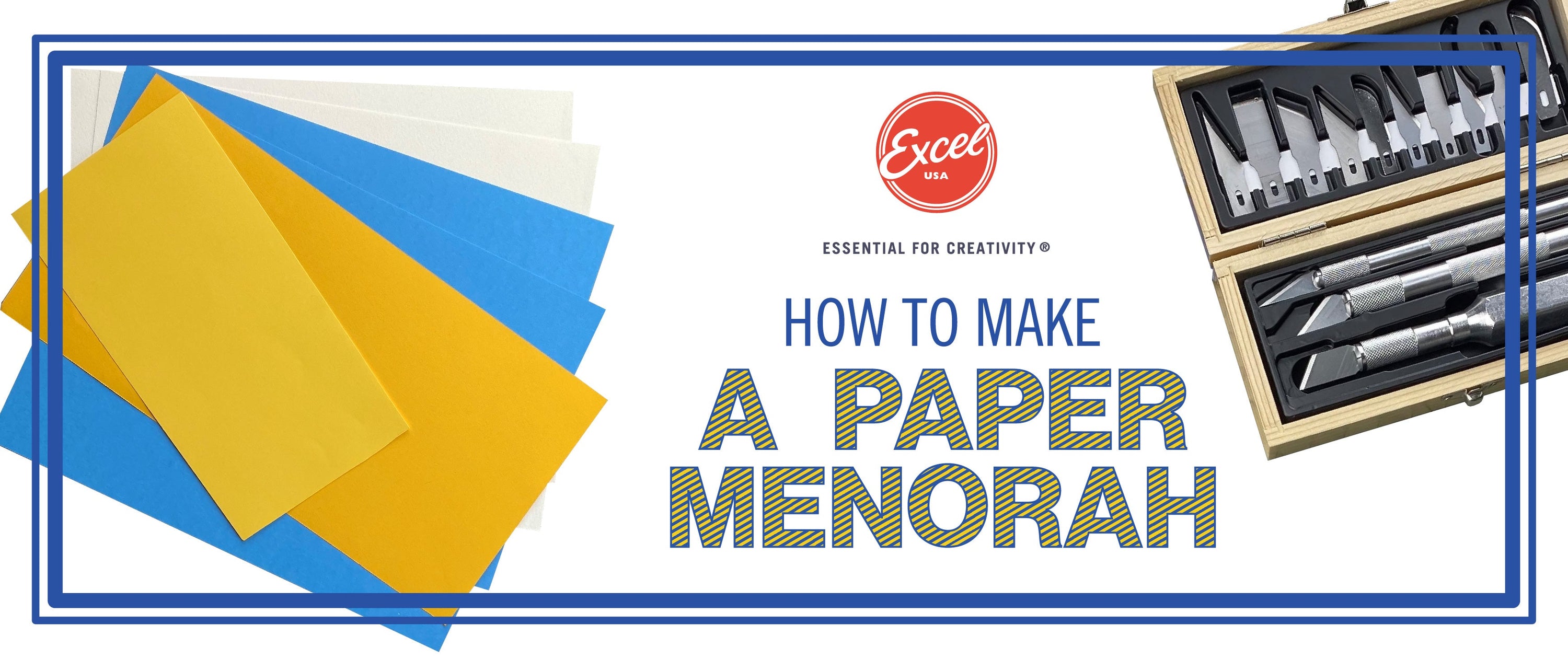 How to Make a Paper Menorah