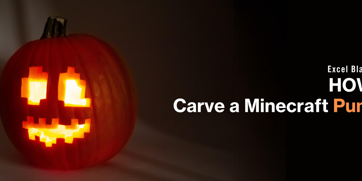 How to Carve a Minecraft Pumpkin/Jack O'Lantern in 4 Easy Steps