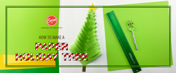 How To Make A Paper Holiday Tree - Excel Blades