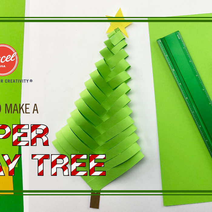 How To Make A Paper Holiday Tree - Excel Blades