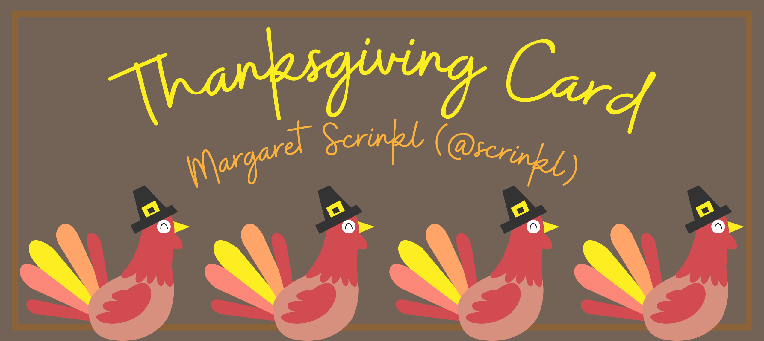 Homemade Thanksgiving Card