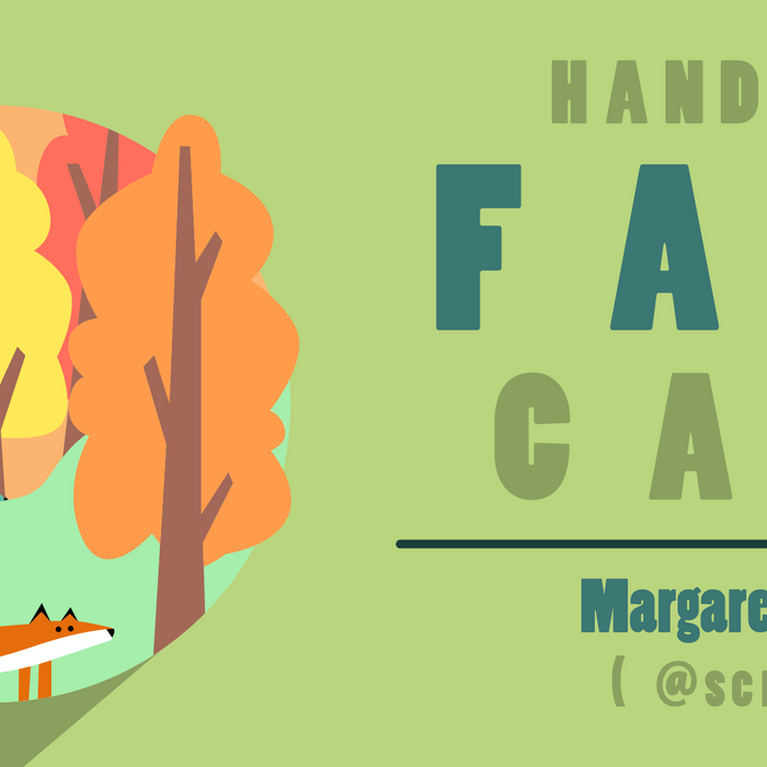 HANDMADE FALL CARD - MARGARET SCRINKL ( @SCRINKL )