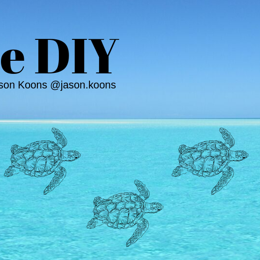 Turtle DIY - Jason Koons @jason_koons