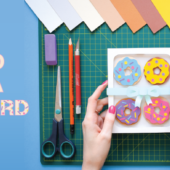 How To Make A Donut Card - Margaret Scrinkl (@scrinkl)