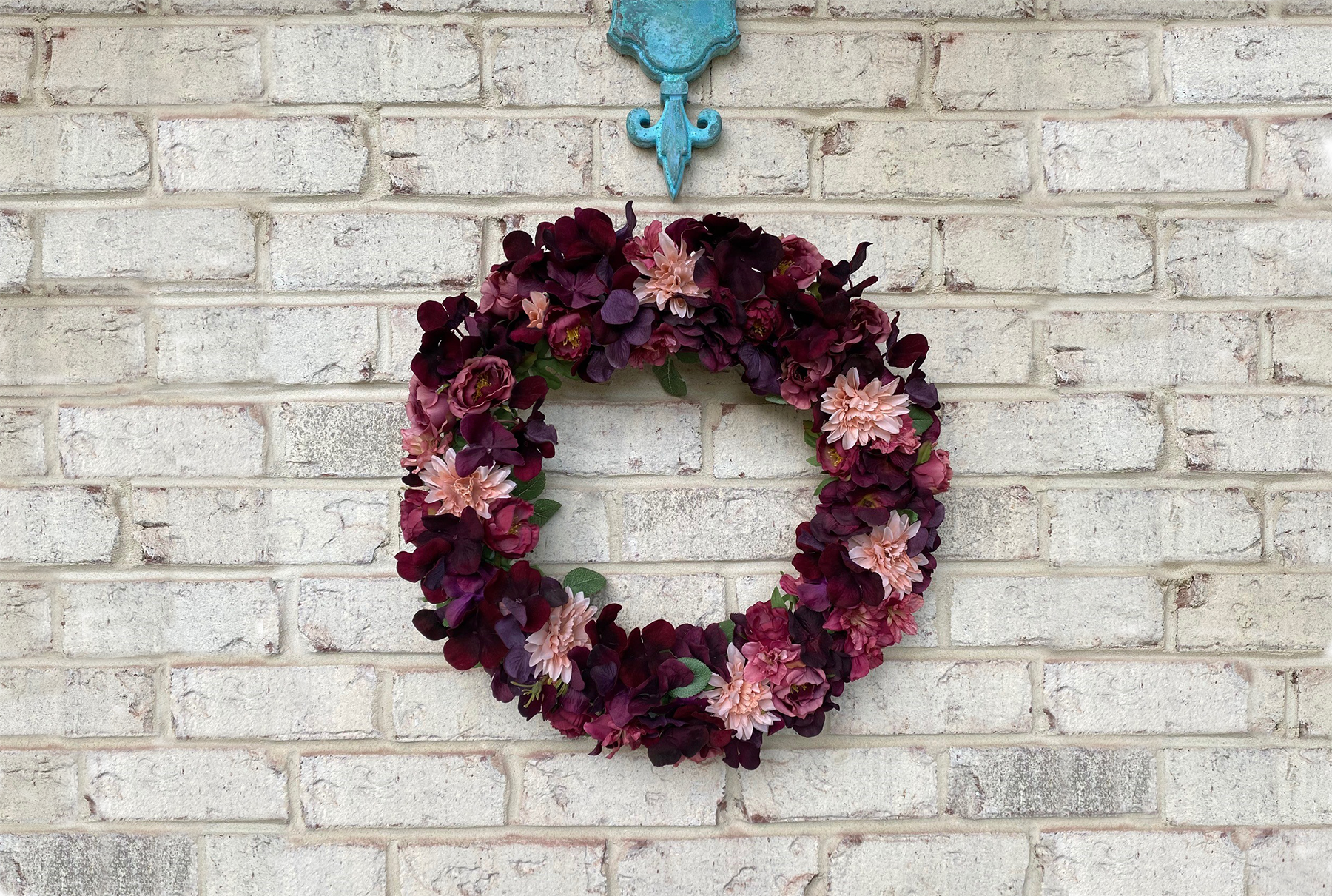 How To Make A Fall Floral Wreath - Excel Blades