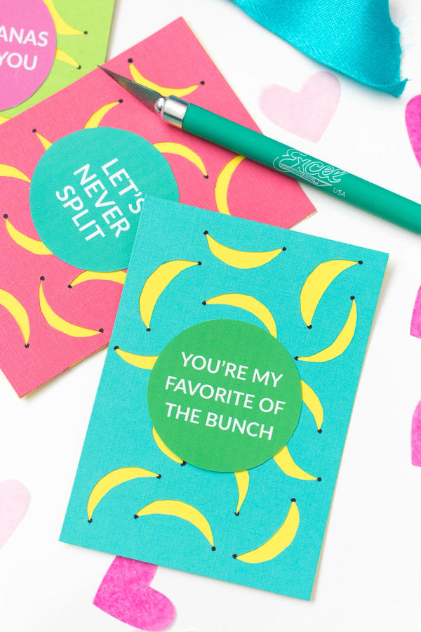 DIY Banana Valentines + a Free Printable!