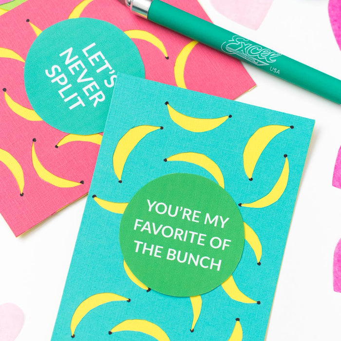 DIY Banana Valentines + a Free Printable!