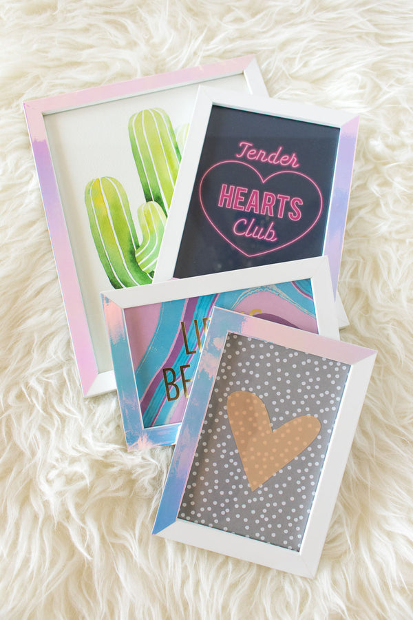 DIY Holographic Photo Frames by ClubCrafted