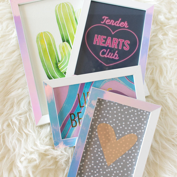 DIY Holographic Photo Frames by ClubCrafted