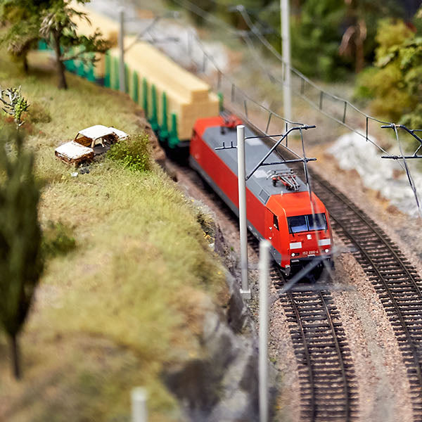 miniature model train