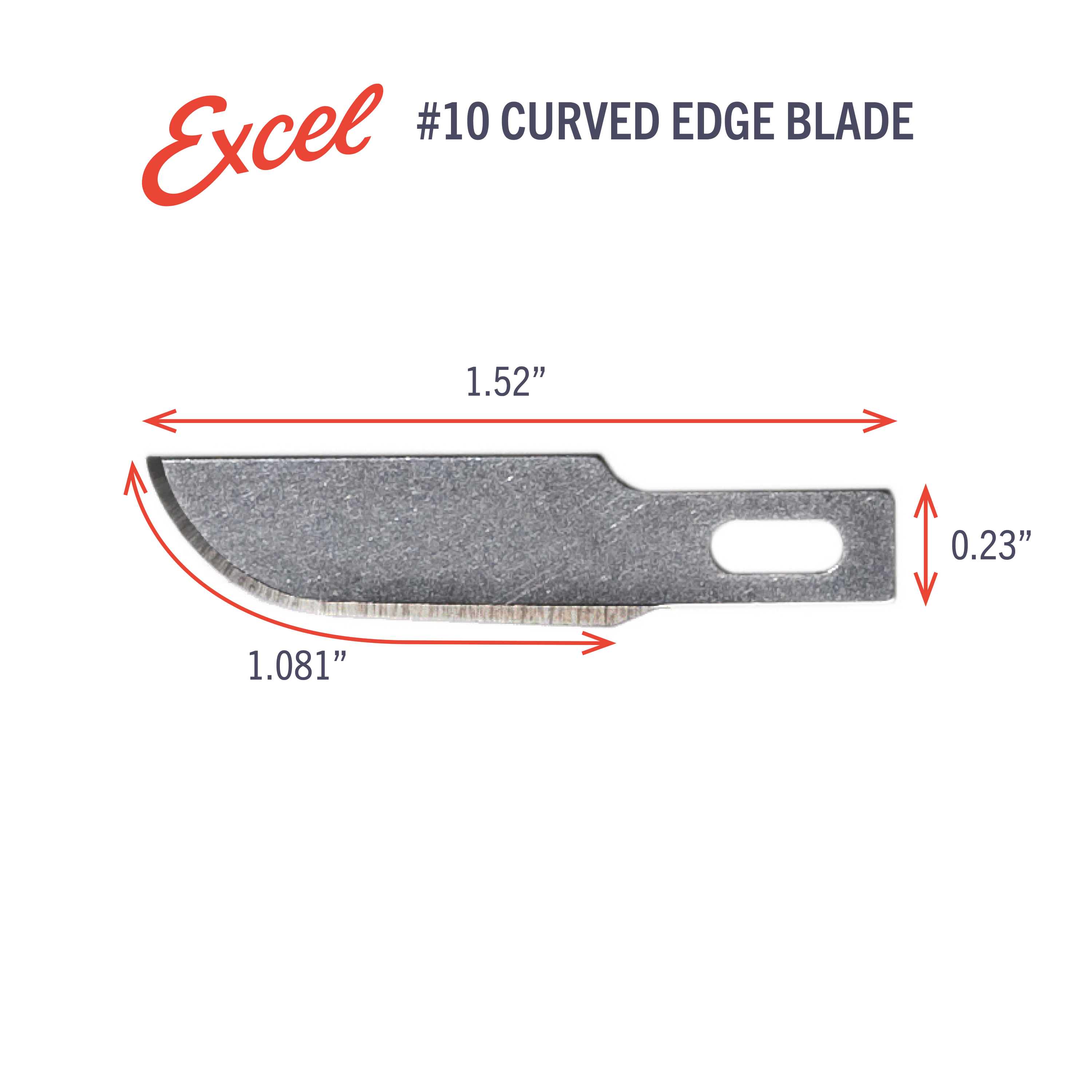 #10 Curved Edge Blade