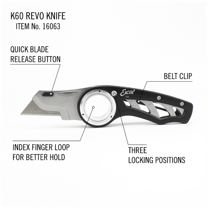 K60 Revo Folding Utility Knife