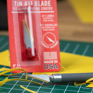 #11 TiN Coated Hobby Knife Blades