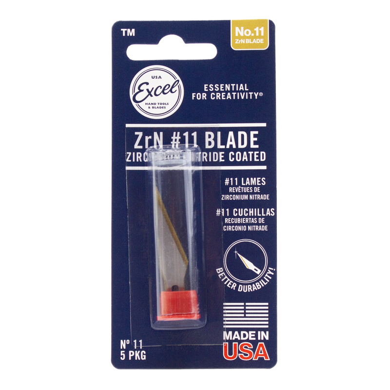 #11 ZrN Coated Hobby Knife Blades