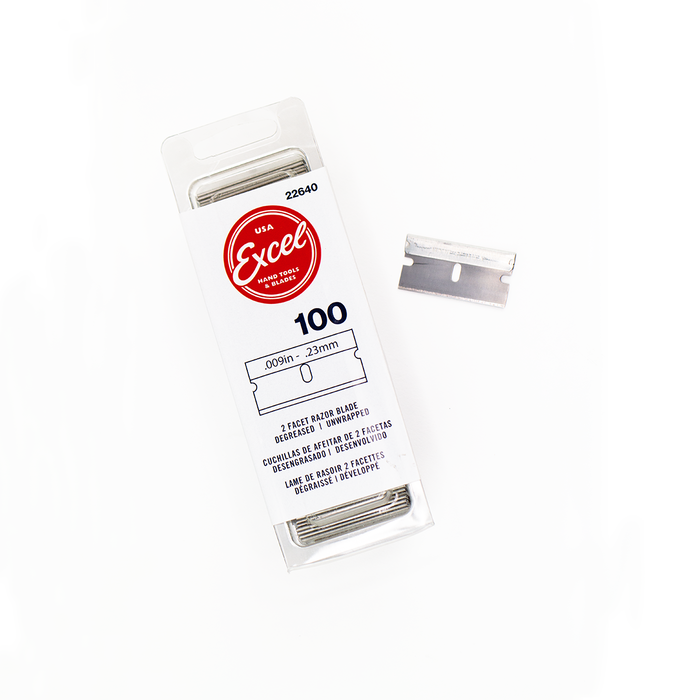 Shop #9 Single Edge Razor Blades | 2 Facet and 3 Facet Edge | Excel Blades