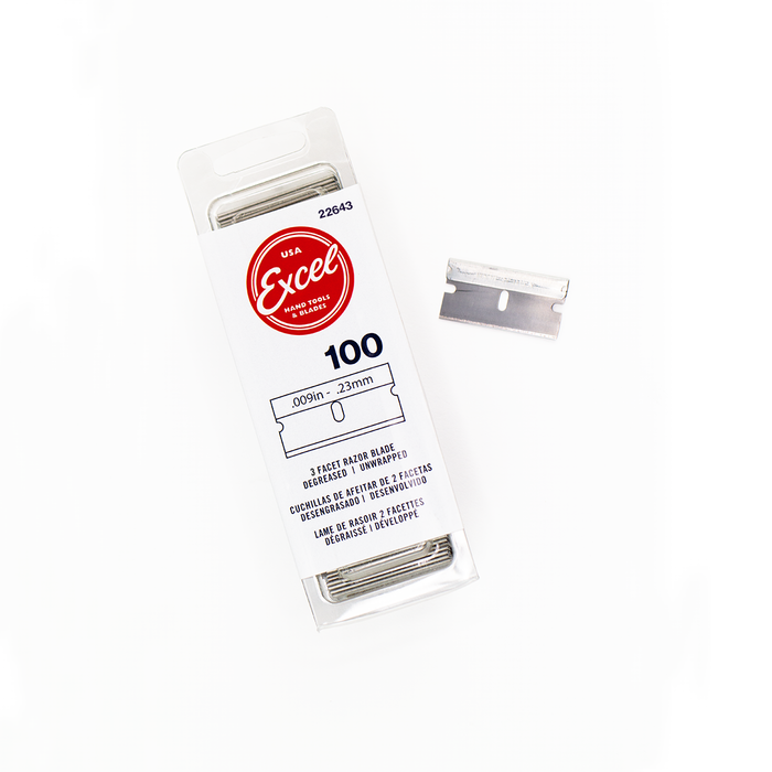 Shop #9 Single Edge Razor Blades | 2 Facet and 3 Facet Edge | Excel Blades