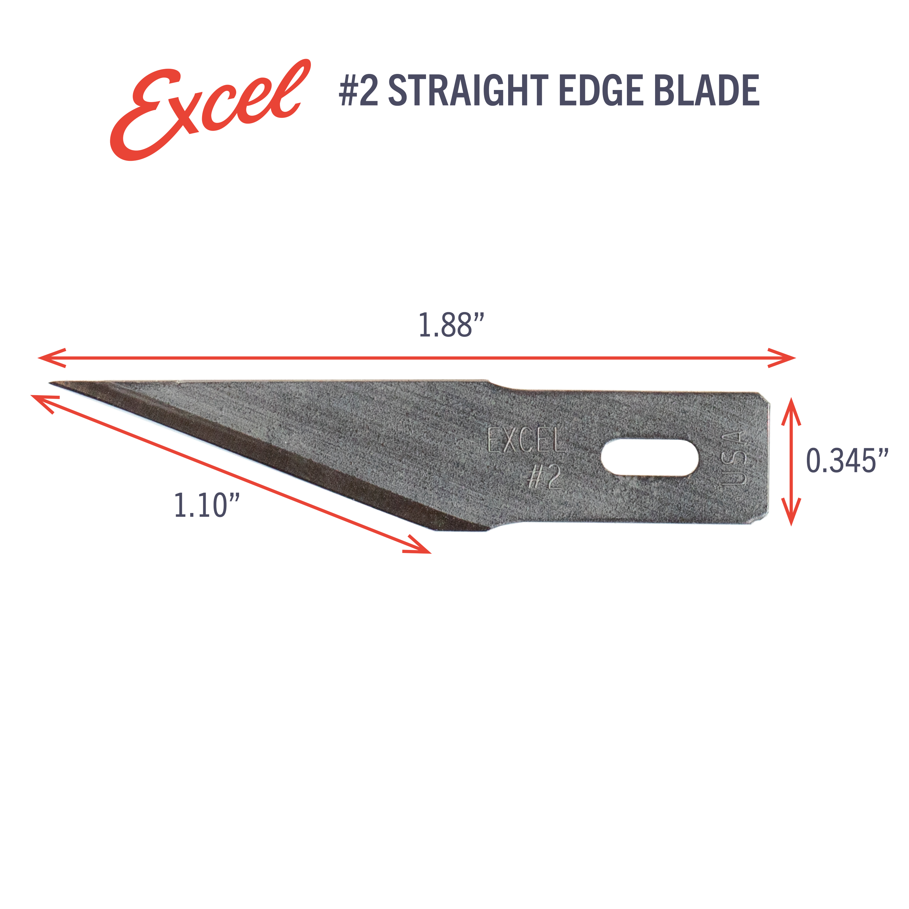 #2 Straight Edge Blade