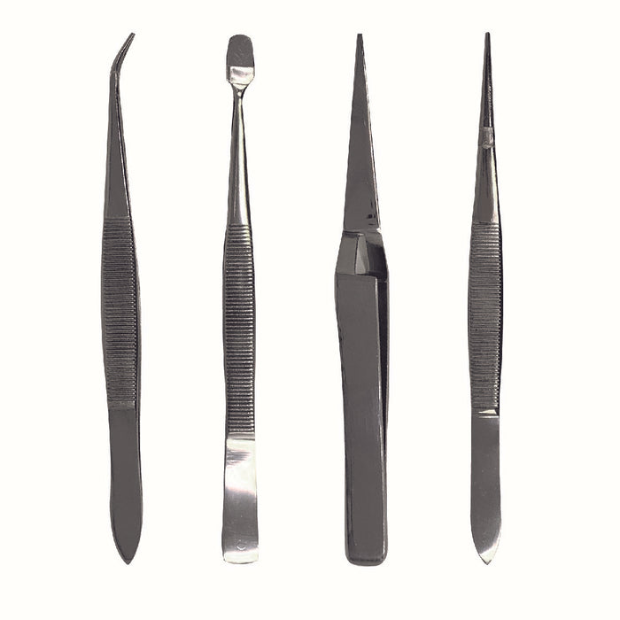 4-Piece Tweezer Set