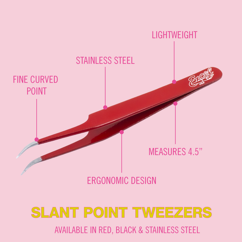 Slant Point Tweezers