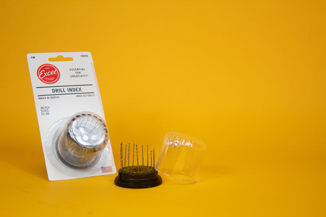 20-Piece Drill Bit Set with Dome Stand