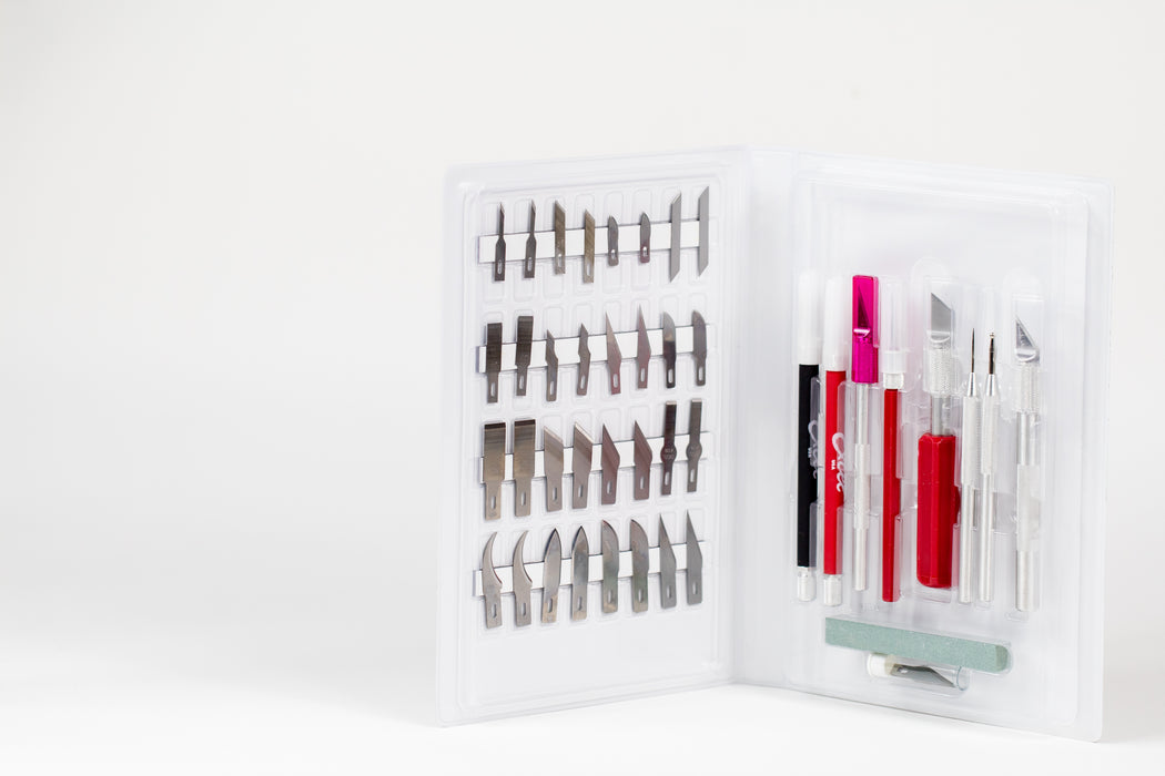 Super Deluxe Knife Set with 43 Blades and Knives