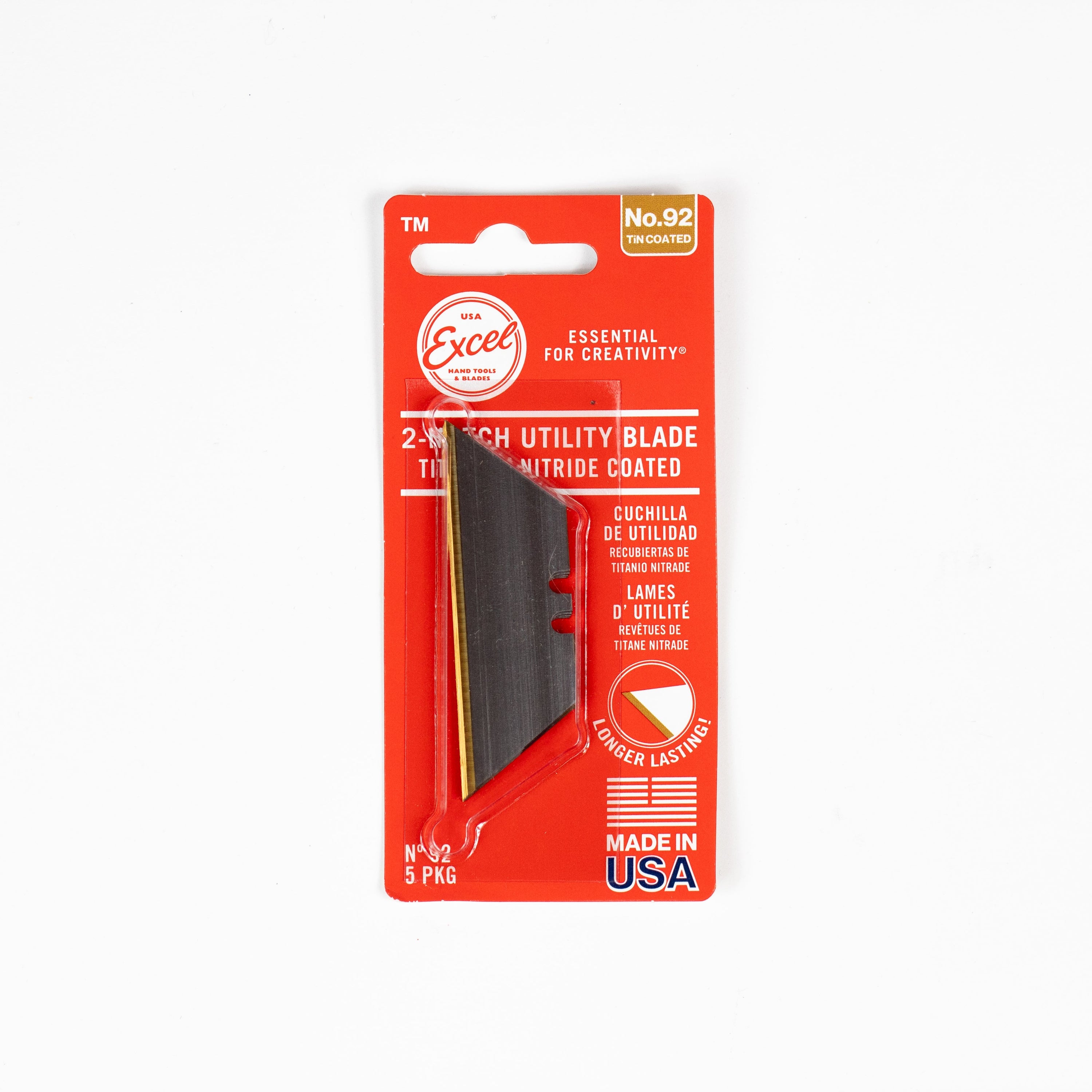 #92 TiN Coated HD 2-Notch Utility Blade