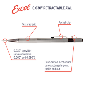 Retractable Weeding Pen with Replaceable Tip