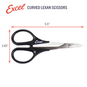 Curved Lexan Scissors