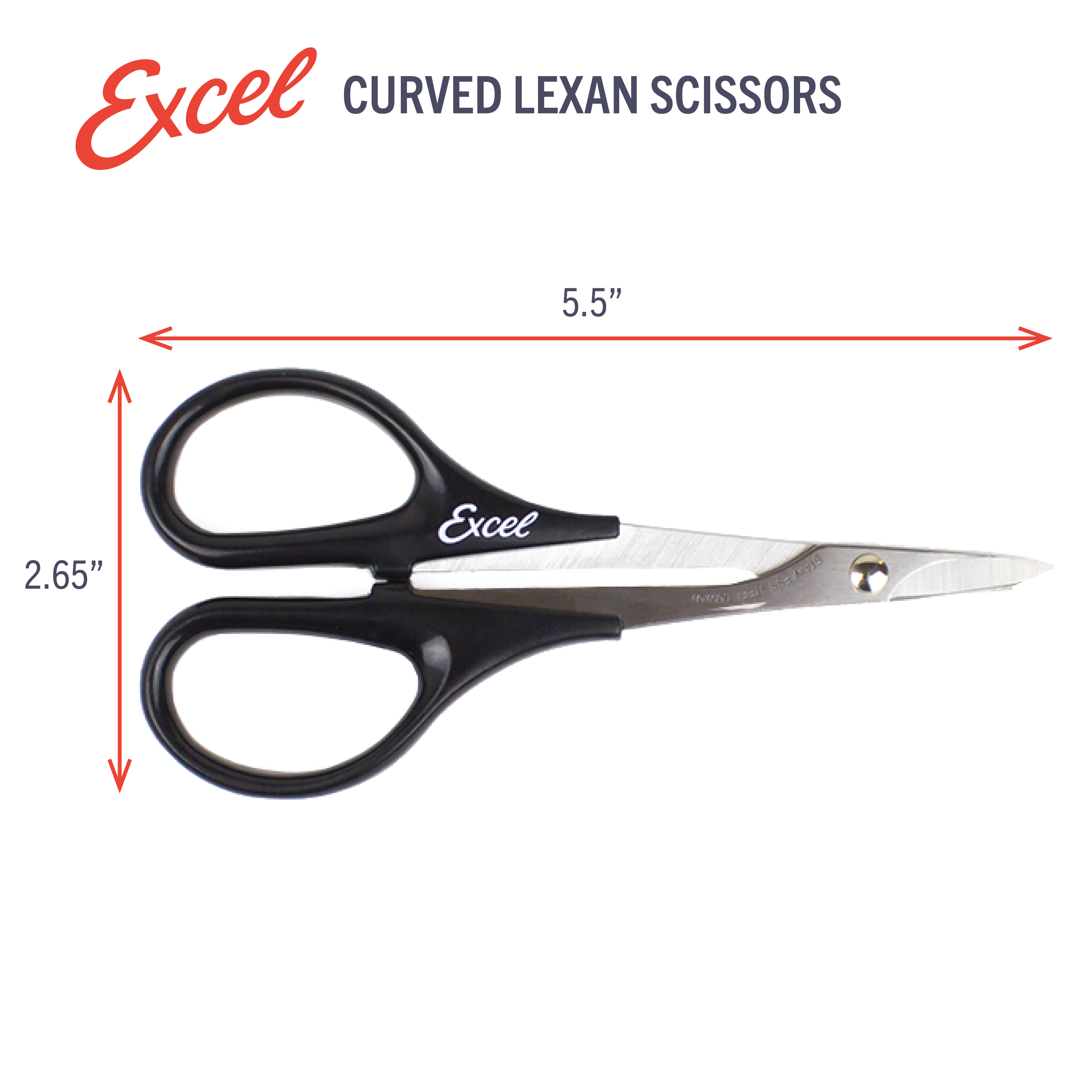 Curved Lexan Scissors