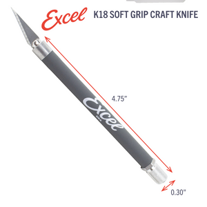 K18 Grip-On Knife With Extra Blades