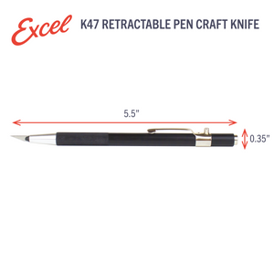 K47 Executive Retractable Pen Craft Knife