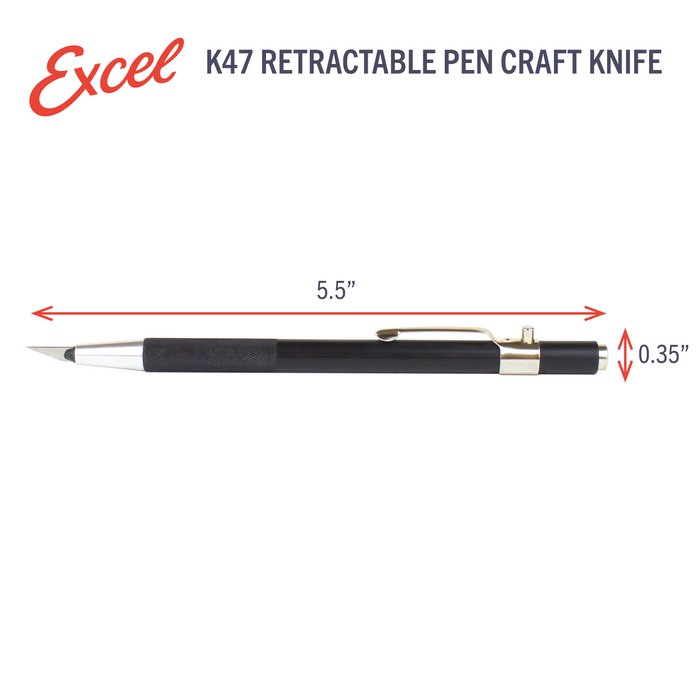 K47 Executive Retractable Pen Craft Knife