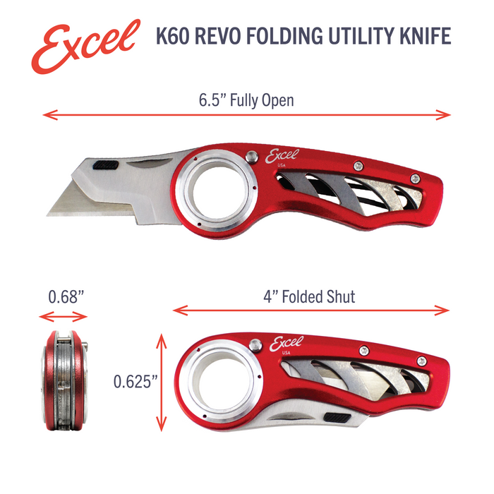 K60 Revo Folding Utility Knife