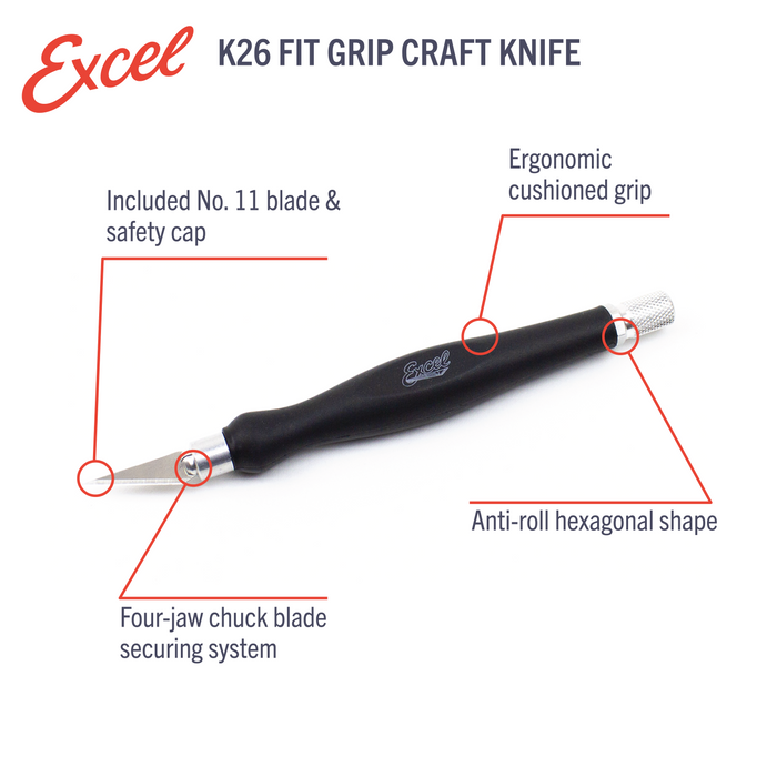 K26 Fit Grip Knife