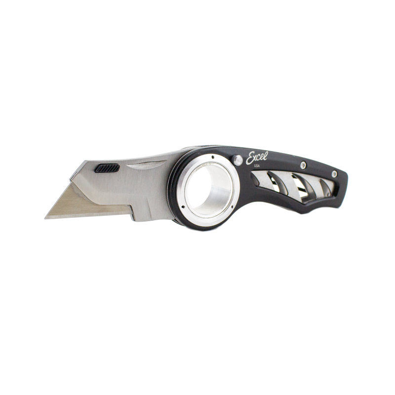 EXCEL BLADES 16870 Retractable Plastic Utility Knife, Safe Box Cutter,  Asst.