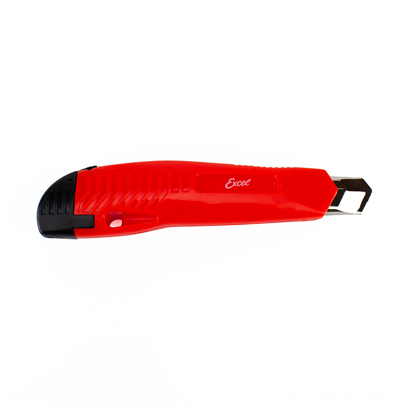 Excel Blades Heavy Duty Plastic Retractable Box Cutter, 18MM Snap Knife,  Red 6pk. 16850